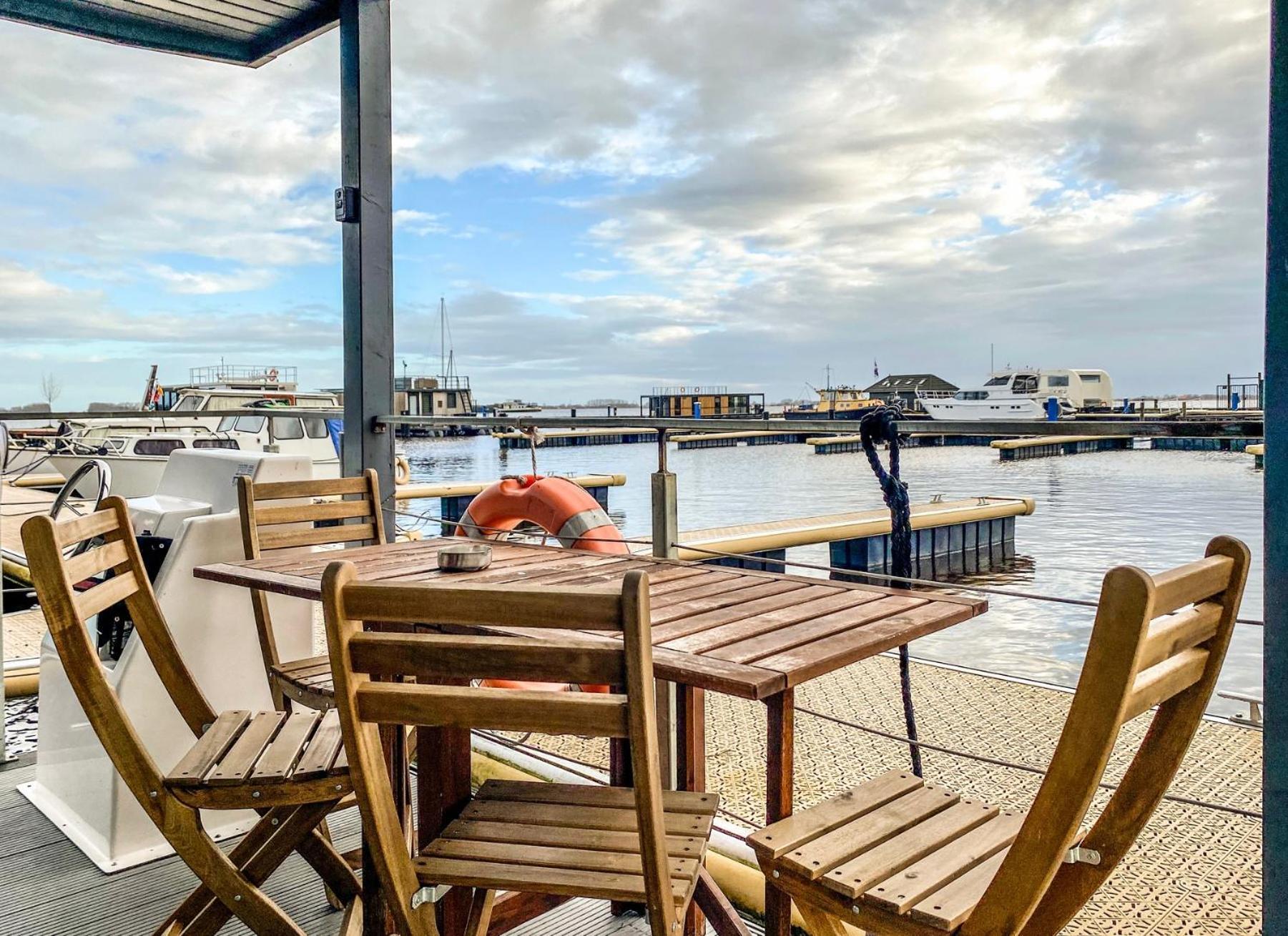 Houseboat Orange Sneekermeer Offingawier Exterior foto